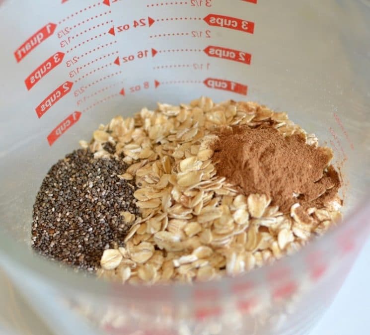 5 Minute Pumpkin Chia Coconut Granola Recipe. Homemade Chia Granola - in 5 minutes!